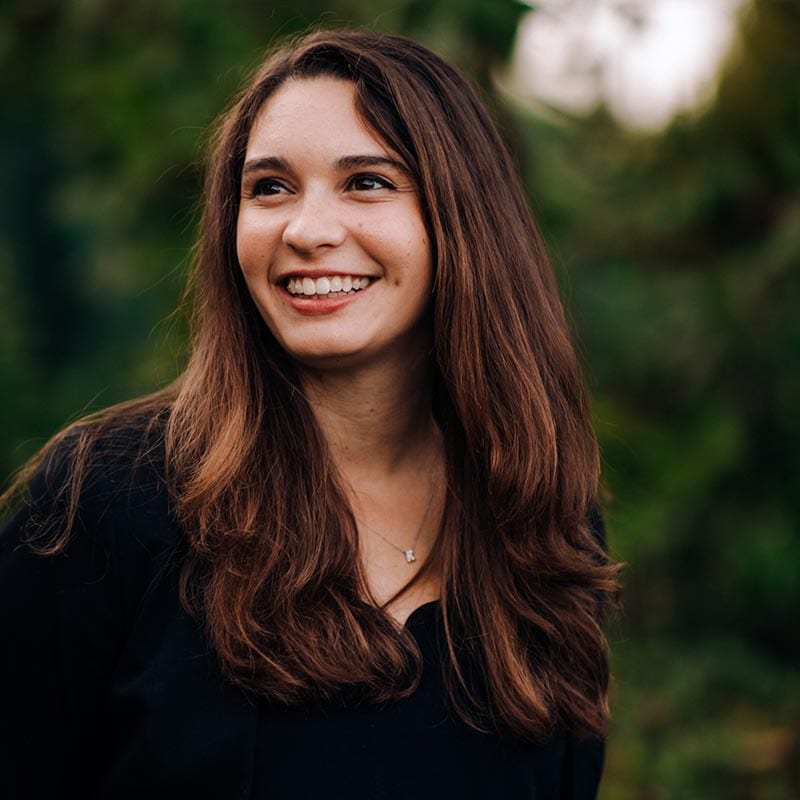 woman smiling